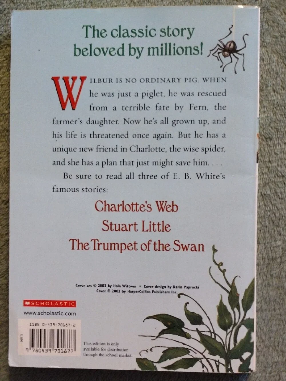 Scholastic charlotte web